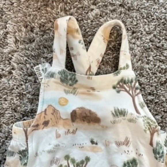 Angel Dear 12-18M Desert Landscape Print Viscose Bamboo Blend Baby Romper - Picture 3 of 8
